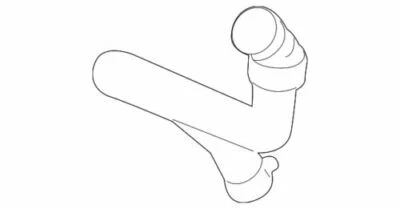 OEM NEW 2011-2016 Ford F250 F350 F450 Super Duty OHC By-Pass Hose Bc3Z-8075-E - Image 1 of 2