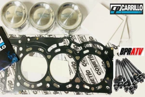 18+ Wildcat XX Hi Comp Pistons High Compression Race Gas CP Carrillo Piston Kit - Picture 1 of 5