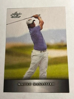 2012 Leaf Metal PRISMATIC LAMINATE PROOF MISSING #/99 Matteo Manassero - Image 1 of 2
