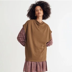 Tunica Madewell oversize collo ad imbuto manica corta verde oliva taglia M - Foto 1 di 9