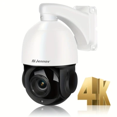 8MP PoE Security Camera PTZ Auto Tracking Outdoor 2-Way Audio 4K 30X Zoom IP66 - Image 1 of 4
