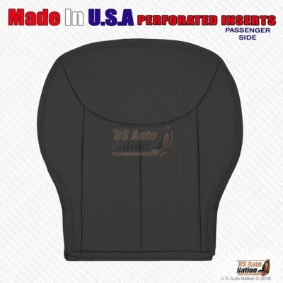 2003 2004 2005 Mercedes Benz SL500 SL55 SL600 Passenger Bottom Leather Cover Blk - Image 1 of 4