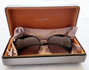 BVLGARI Sunglasses Women's BV6114 2018 8G Metal Frame Cat-Eye Shape 55-17-140 - Picture 1 of 13