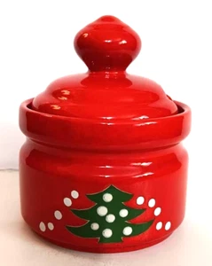 Waechtersbach~roter Weihnachtsbaum Zuckerdose mit Deckel m. Germany neuwertig - Bild 1 von 7