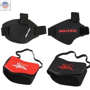 Motorcycle Shifter Shift Pad Shoes Boots Cover Protector Adjustable Rubber Guard - Foto 1 di 20