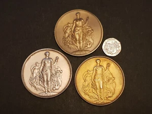 RHS Royal Horticultural Society Awarded 55mm Medals Bronze, Silver & Gold - Picture 1 of 22