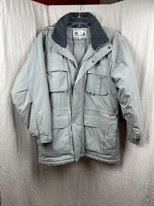 Woodsman All Terrain Apparel Winter Jacket With Hood Men Size L Beige - Picture 1 of 15