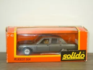 Peugeot 604 - Solido 40 France 1:43 in Box *64030 - Bild 1 von 4