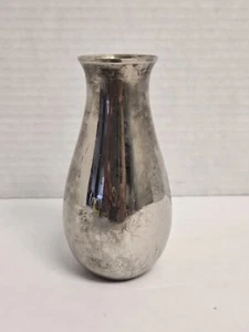 Small Silver Plate Vintage Vase 4.5" - Picture 1 of 7
