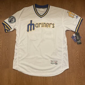 MAJESTIC KEN GRIFFEY JR SEATTLE MARINERS # Retirement FLEX BASE Trikot Gr. 52 XXL - Bild 1 von 6