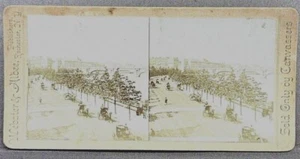 Stereo View Tan Mount - London, England Victoria's Enbankment - Bild 1 von 2