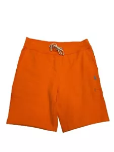 Ralph Lauren Polo Algodón Polar Pantalones Cortos Naranja Bordado Poni Logo Hombres Talla Med - Imagen 1 de 3