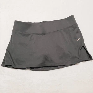Nike Black Tennis Skirt Size Large Skort Built-in Shorts - Picture 1 of 6