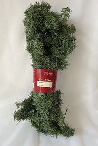 NEW! Holiday Living - 9 ft Un-Lit Pine Garland Christmas Holiday Indoor/Outdoor - Picture 1 of 5