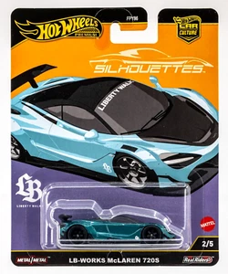 2025 Hot Wheels Car Culture Silhouettes #2 LB-WORKS McLaren 720S BLUE | FSC - Picture 1 of 1
