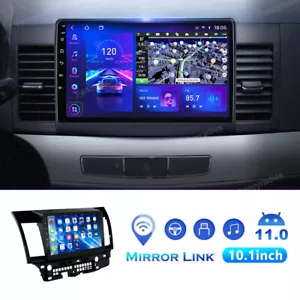 Android 11 Autoradio Stereo für Mitsubishi Lancer 2008-2016 GPS Navi 10,1" 2 DIN - Bild 1 von 11