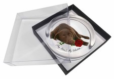 Personalised (Any Wording) Glass Paperweight in Gift Box Christmas P, VAD-L54RPW
