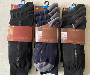 12 x pairs M&S mens socks : size 6-7.5 UK : navy / black : BNWT - Picture 1 of 5
