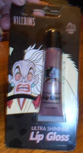 Disney Villains Cruella Ultra Shimmer Lip Gloss Cruelty Free Hydrating NIP - Picture 1 of 3