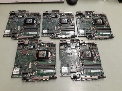 (5) HP EliteDesk 800 G5 LGA 1151 Motherboard L52071-001 L54553-001 REV 0A USB-C - Image 1 of 4