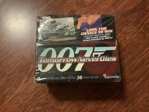 007 Tomorrow Never Dies Trading Cards Sealed Box 007 - Foto 1 di 3