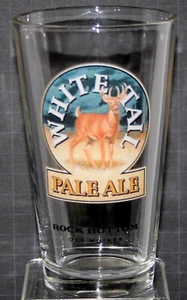WHITE TAIL PALE ALE ROCK BOTTOM DES MOINES IA. A.C.L. PINT  BEER GLASS V. 2000's - Picture 1 of 4