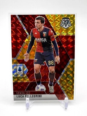 2020-21 Panini Mosaic Serie A Luca Pellegrini Red & Gold Choice /88 #46 - Image 1 of 2