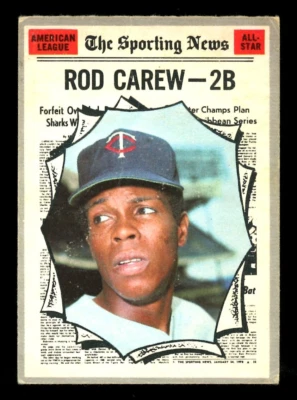 1970 OPC O PEE CHEE BASEBALL #453 ROD CAREW ALL STAR LG-VG MINNESOTA TWINS Card - Image 1 of 2