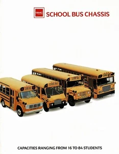 1990 GMC Schulbus Chassis Full Line 12 Seiten Händler Verkaufsbroschüre - Bild 1 von 1