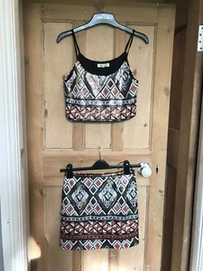 sequin two piece size small - Picture 1 of 3