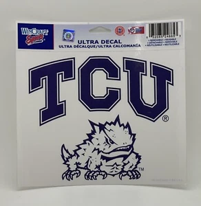 TCU Horned Frogs 5"x6" Decal - Texas Christian University - Picture 1 of 1