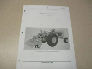 CUB LO BOY 154 185 184 INTERNATIONAL #15 ROTOTILLER TEILE HANDBUCH - Bild 1 von 1