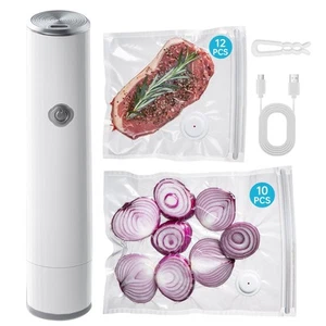 Vacuum Sealer, Handheld Vacuum Sealer for Food, Portable Vacuum Sealer Kit wi... - Picture 1 of 9