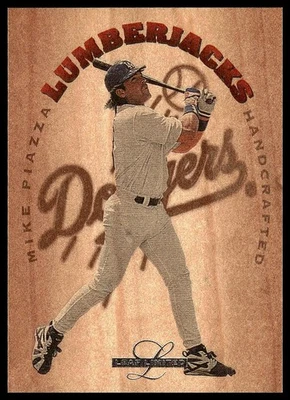 Leaf Limited 1995 Leñador/5000/Mike Piazza/¡Inserto resistente! Foto 1 de 2