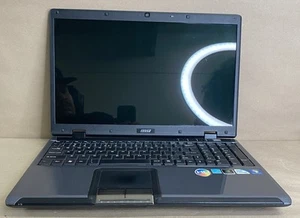 MSI MS-1683 A6000 Core 2 Duo T4500 2.3GHz 3GB NO HDD NVIDIA GeForce 8200M G - Picture 1 of 6
