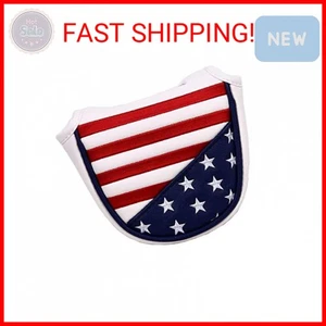 USA Stars and Stripes Magnetverschluss Golf Schlägel Putterkopf Abdeckung für Odyssey - Bild 1 von 2