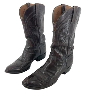 Botas occidentales Lucchese Gavin Oxblood de cuero de cabra para hombre talla 13 usadas - Imagen 1 de 7