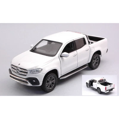 MERCEDES X-CLASS 2018 WHITE 1:24-27 Welly Auto Stradali Modellino Nuovo - Immagine 1 di 3