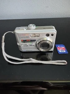 Pentax Option 60 6MP Digitalkamera - 3x optischer Zoom + 2GB SD getestet - funktioniert - Bild 1 von 7