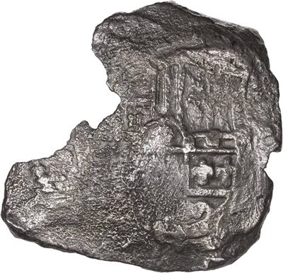 Concepcion Shipwreck (1641) MEXICO Mexico City Silver Cob 8 Reales with COA 1184 - Image 1 of 4