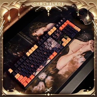 Official Ghost Blade WOLP Aeolian YULIA RGB Mechanical Keyboard 108keys Tri-mode - Image 1 of 4