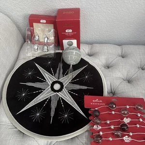 Hallmark Star Wars Todesstern Baum Set Topper Rock Girlande Ornamente Weihnachten - Bild 1 von 8