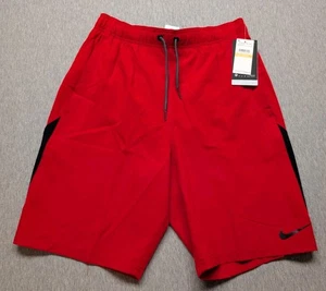 NIKE Bañador Hombre Pantalones Cortos Rojo NESSA482 Malla Calzoncillo Forrado Talla S Nuevo con Etiquetas - Imagen 1 de 8