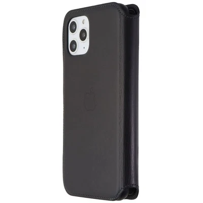 Apple Leather Folio Case for iPhone 11 Pro (5.8) Smartphone - Black (MX062ZM/A) - Image 1 of 2