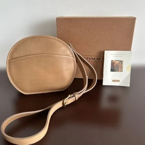 Vintage COACH Chester Bag Camel Grabtan Leather Shoulder Made in USA w/Box #3110 - Picture 1 of 10