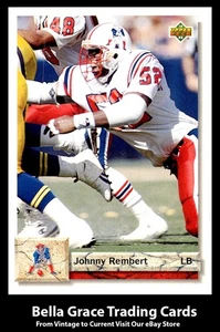1992 Upper Deck Johnny Rembert #611 New England Patriots - Picture 1 of 2