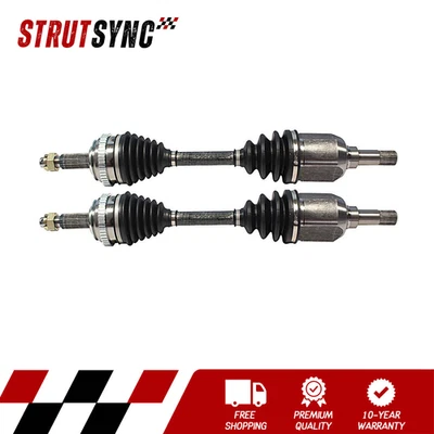 2X FRONT CV AXLE JOINTS FOR DODGE DAYTONA DYNASTY LANCER SHADOW SPIRIT TURBO - Image 1 of 3