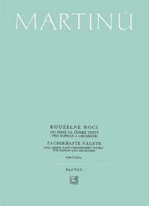 Zauberhafte Nachte Bohuslav Martinu Studyscore Soprano and Orchestra Schott Musi - Picture 1 of 4