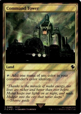 MTG FIC Commander: FINAL FANTASY Command Tower () (Surge Foil) C 485 NM Scan Pac - Image 1 of 2