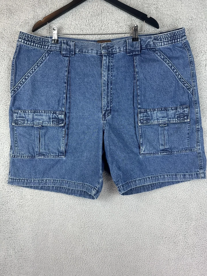 Pantalones Cortos Carga De Colección St Johns Bay Para Hombres 48 Azul Denim Campamento Utilitario Senderismo Aire Libre Y2K Foto 1 de 4